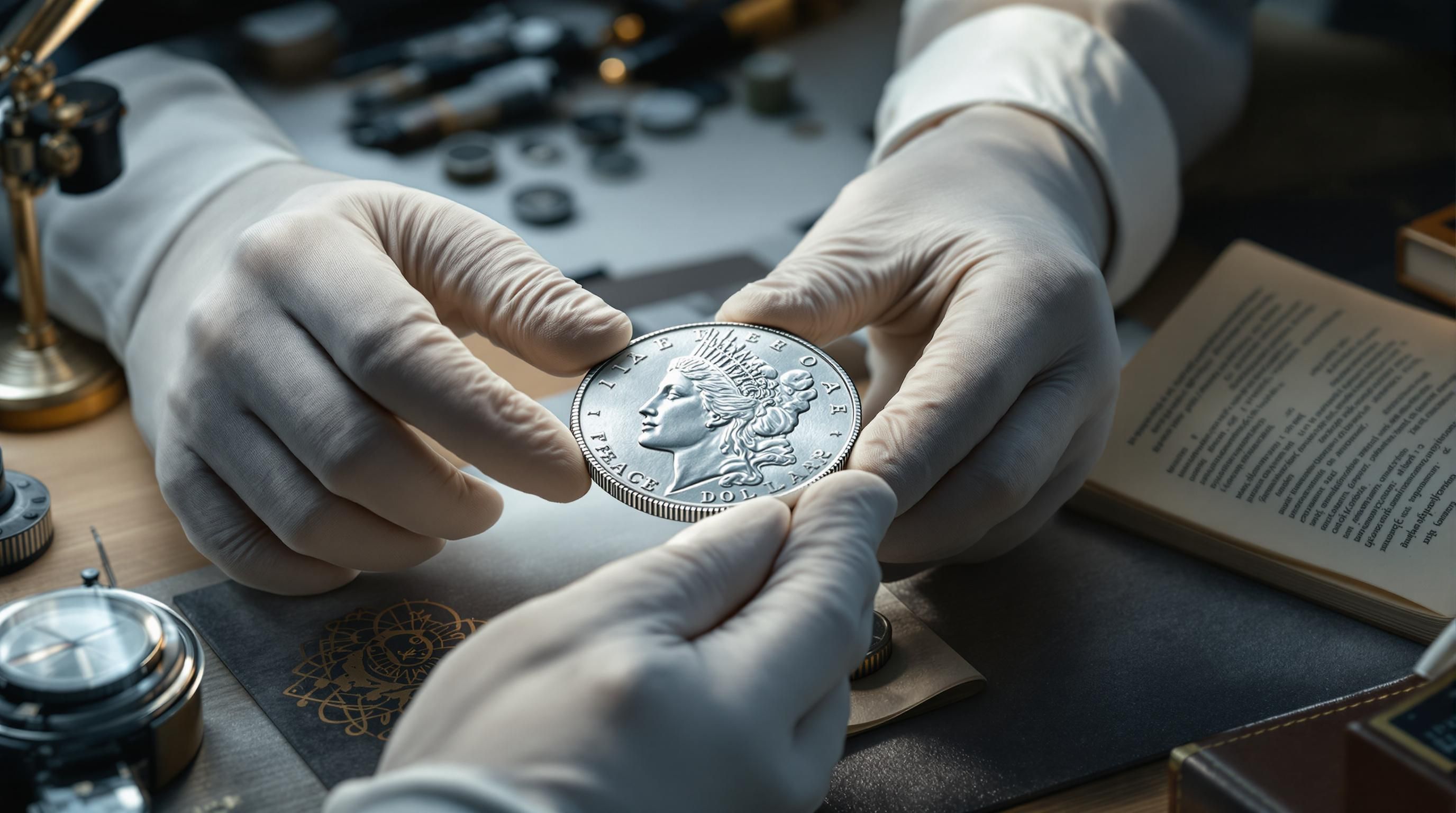 Different types of 1922 Peace Dollar errors and varieties