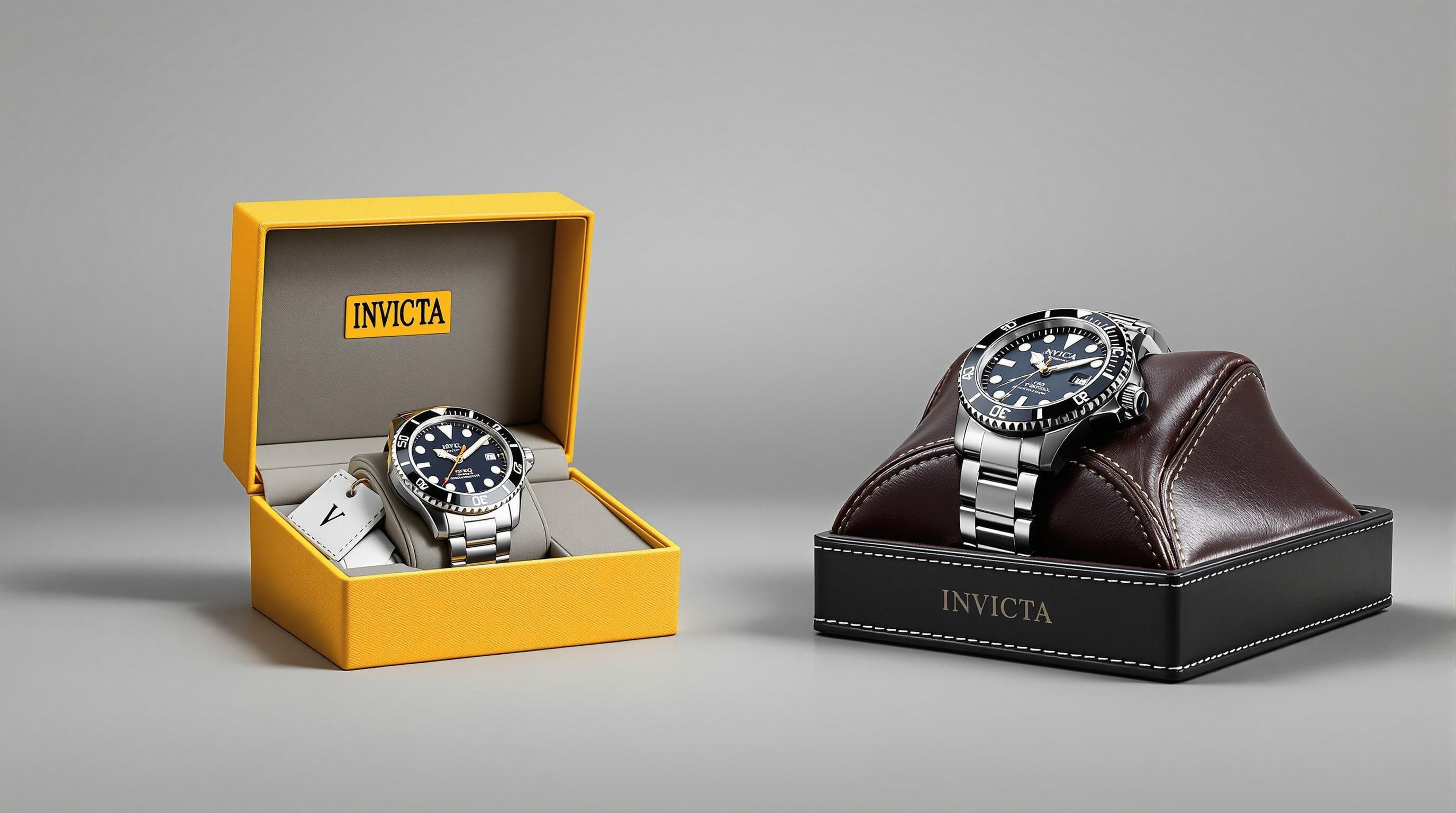 Invicta watch collection displaying different styles and price ranges