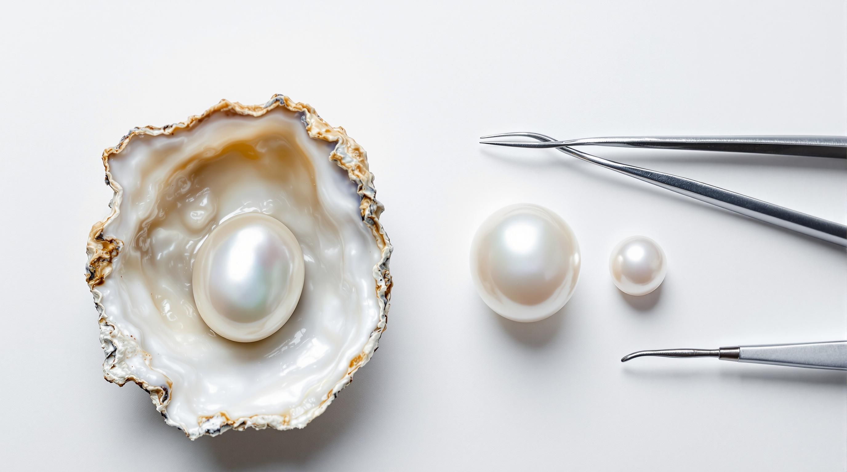 Various pearl jewelry types displayed for investment comparison