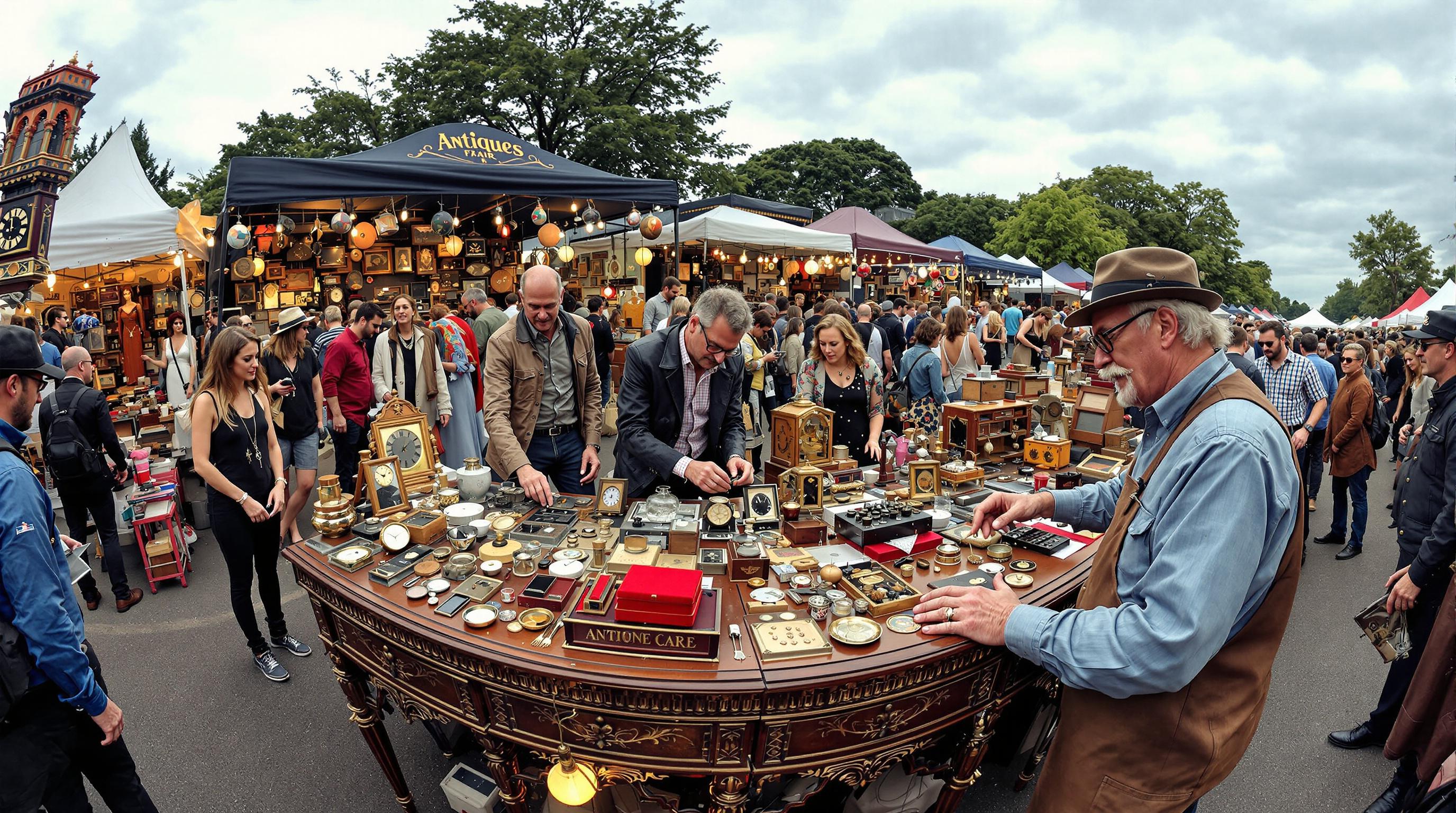 Person examining an antique item with care and precision