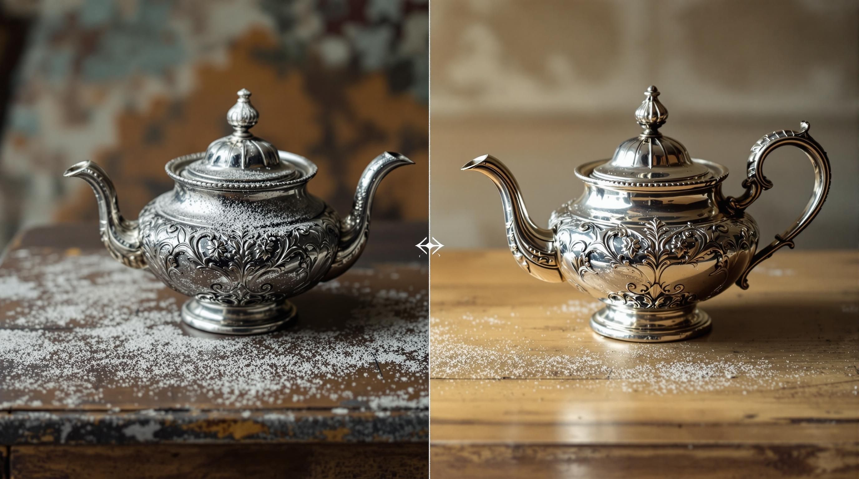 Auction house appraisal event with multiple antique items on display
