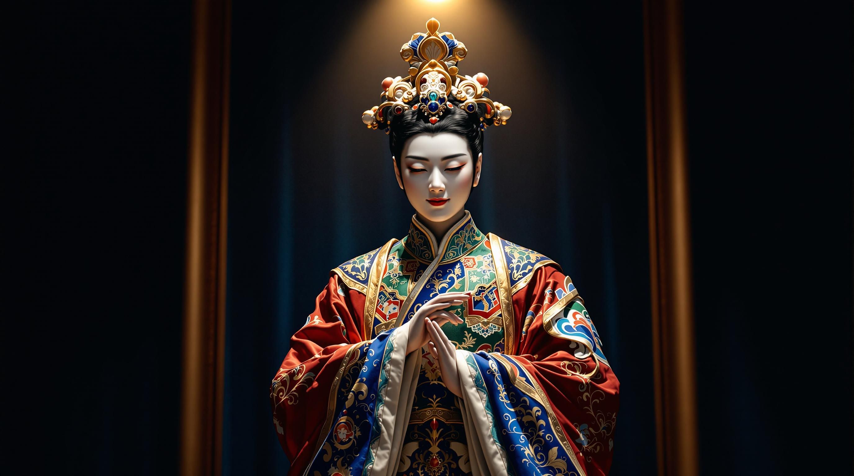 Close-up image of Chinese porcelain mark showing reign characters in seal script format