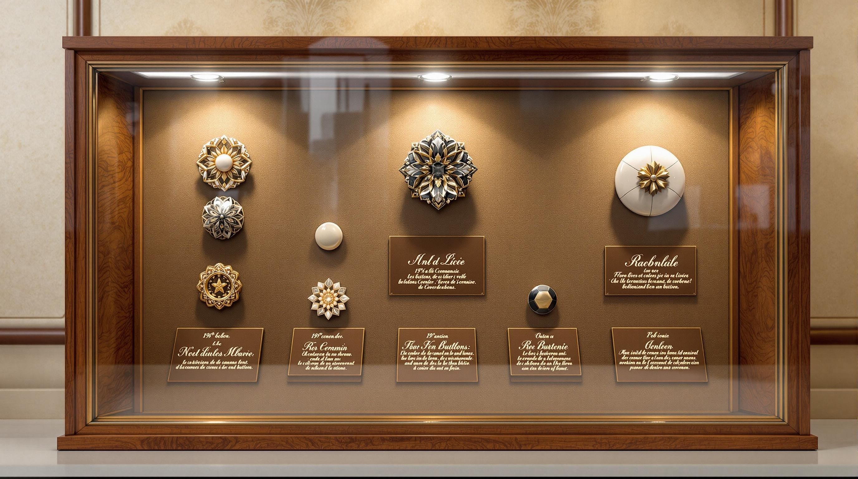 Reference books and tools for button identification and dating