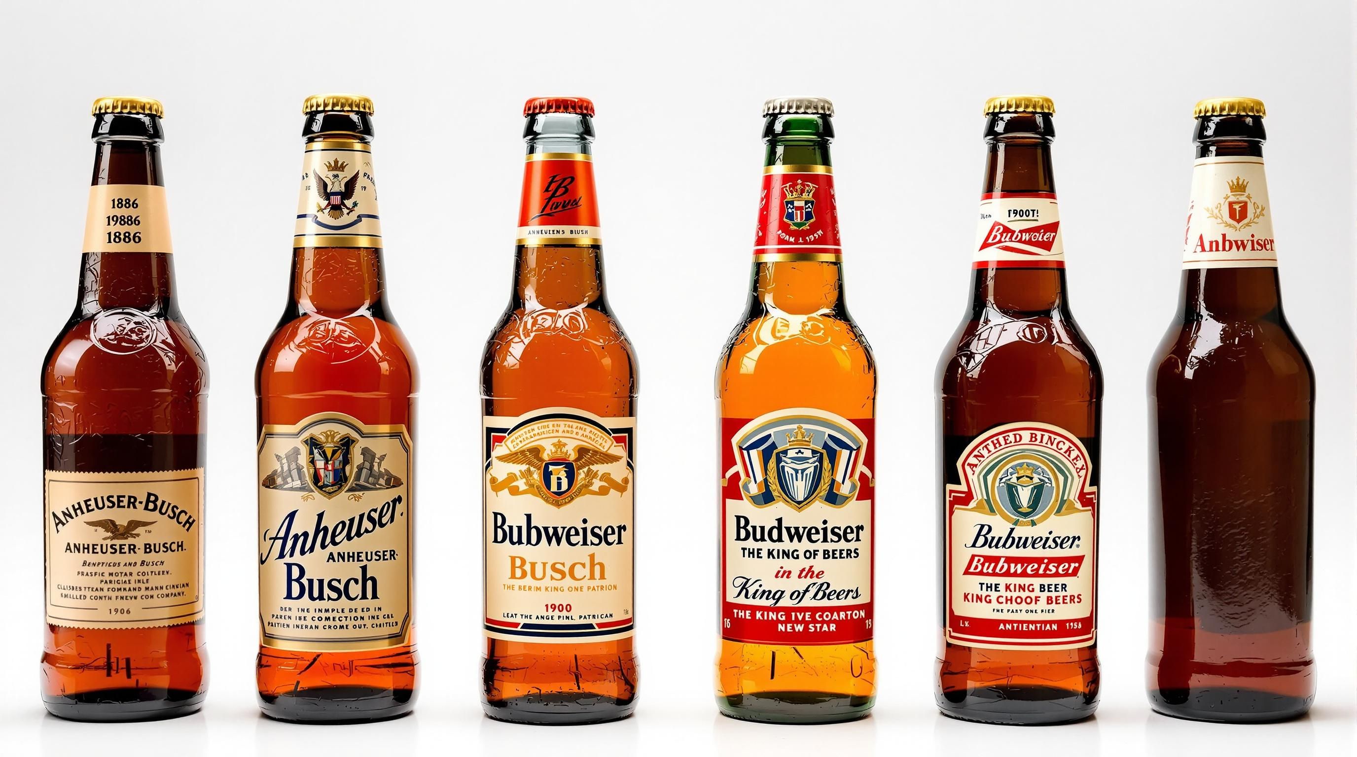 Historic Anheuser-Busch brewery photograph with vintage equipment and workers