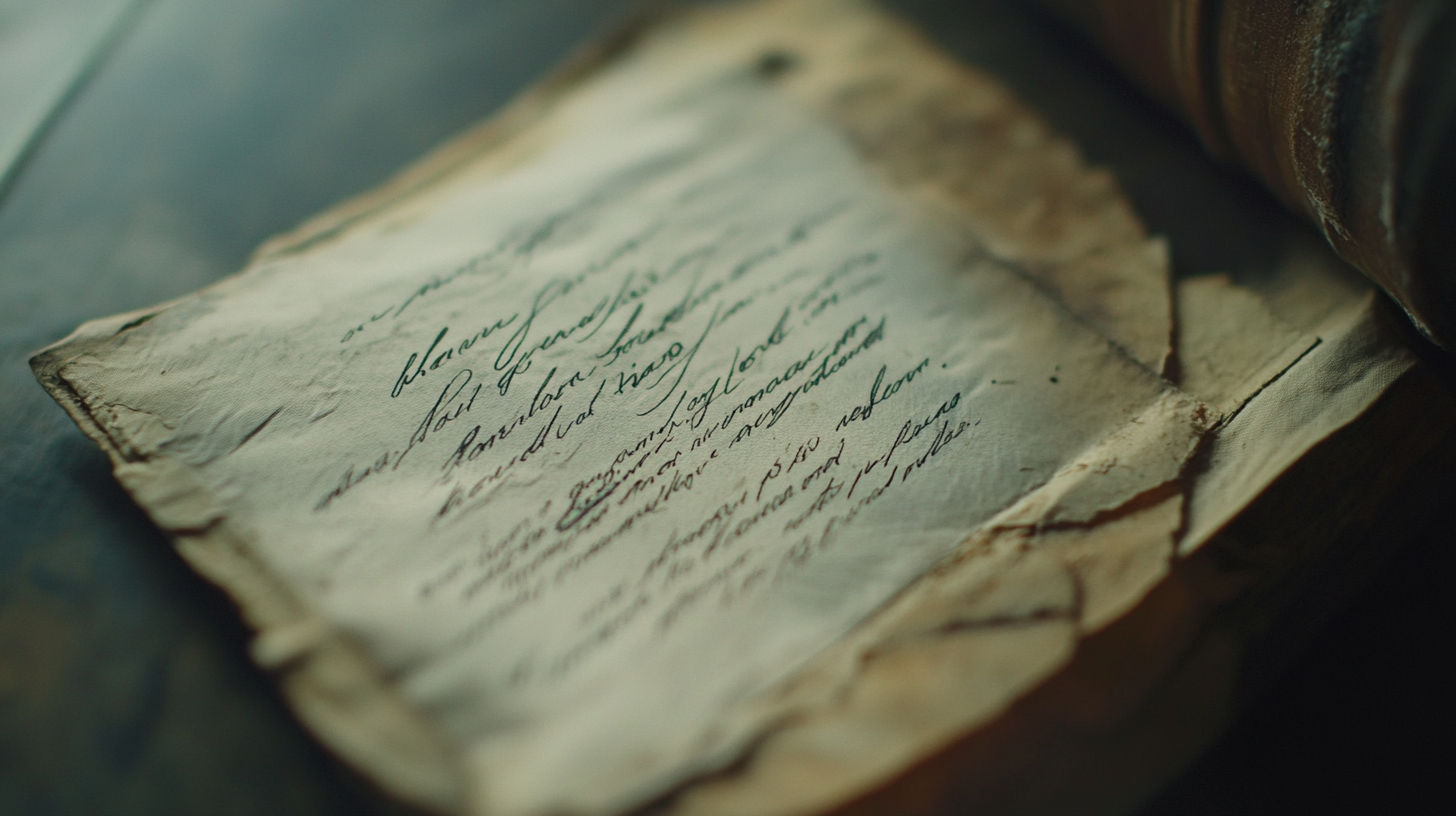 Close-up of book showing condition details like binding and pages