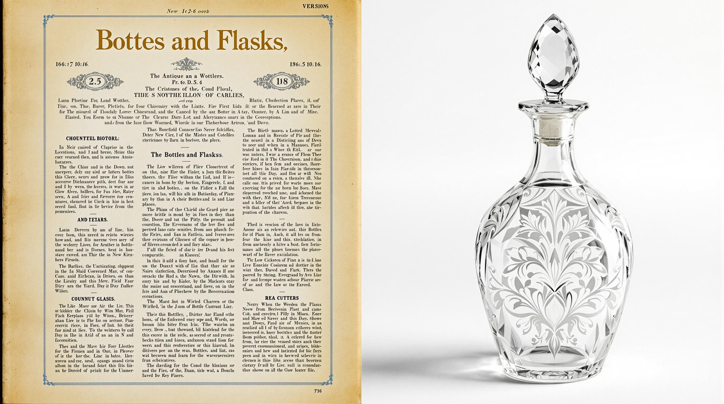 Assortment of valuable antique bottles showing different colors, shapes and rarities