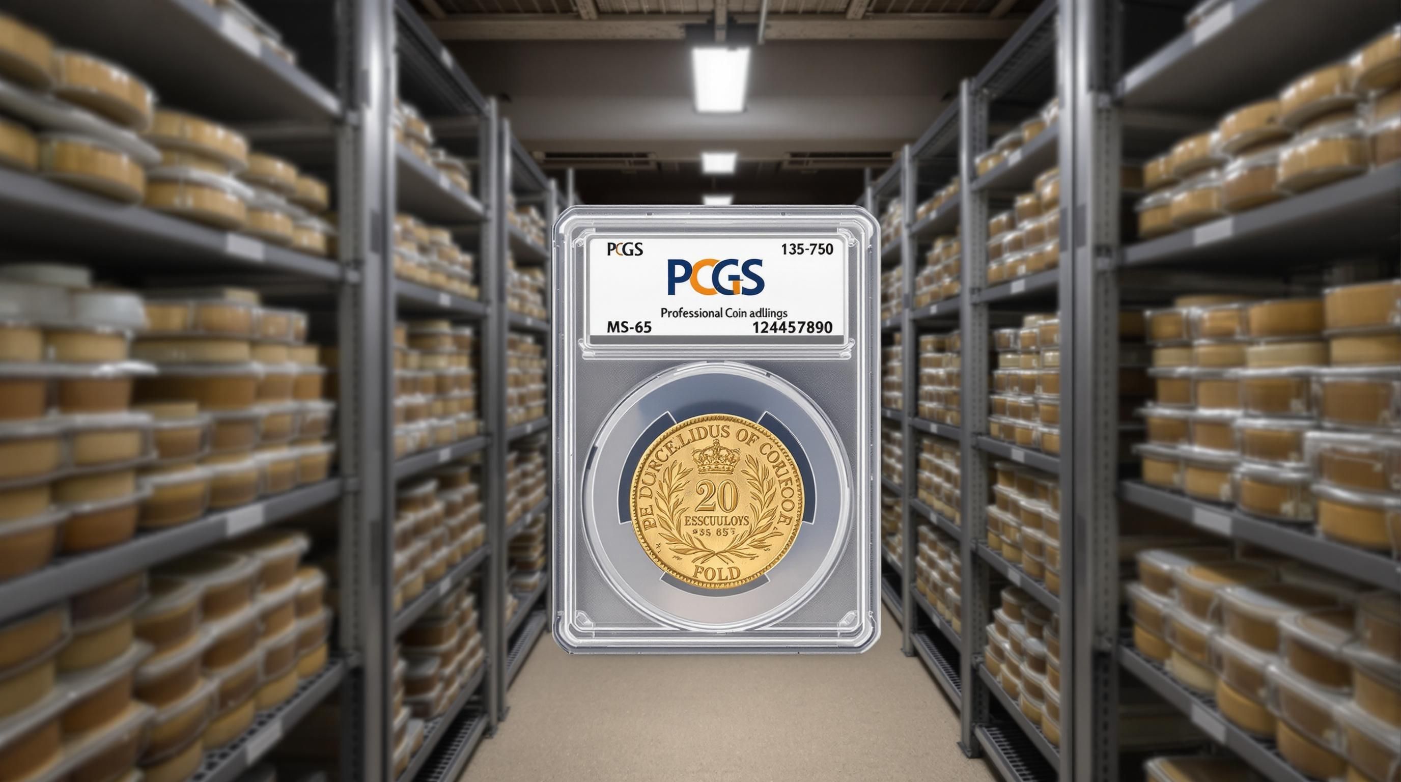Collection of old coins organized in protective holders with documentation for appraisal
