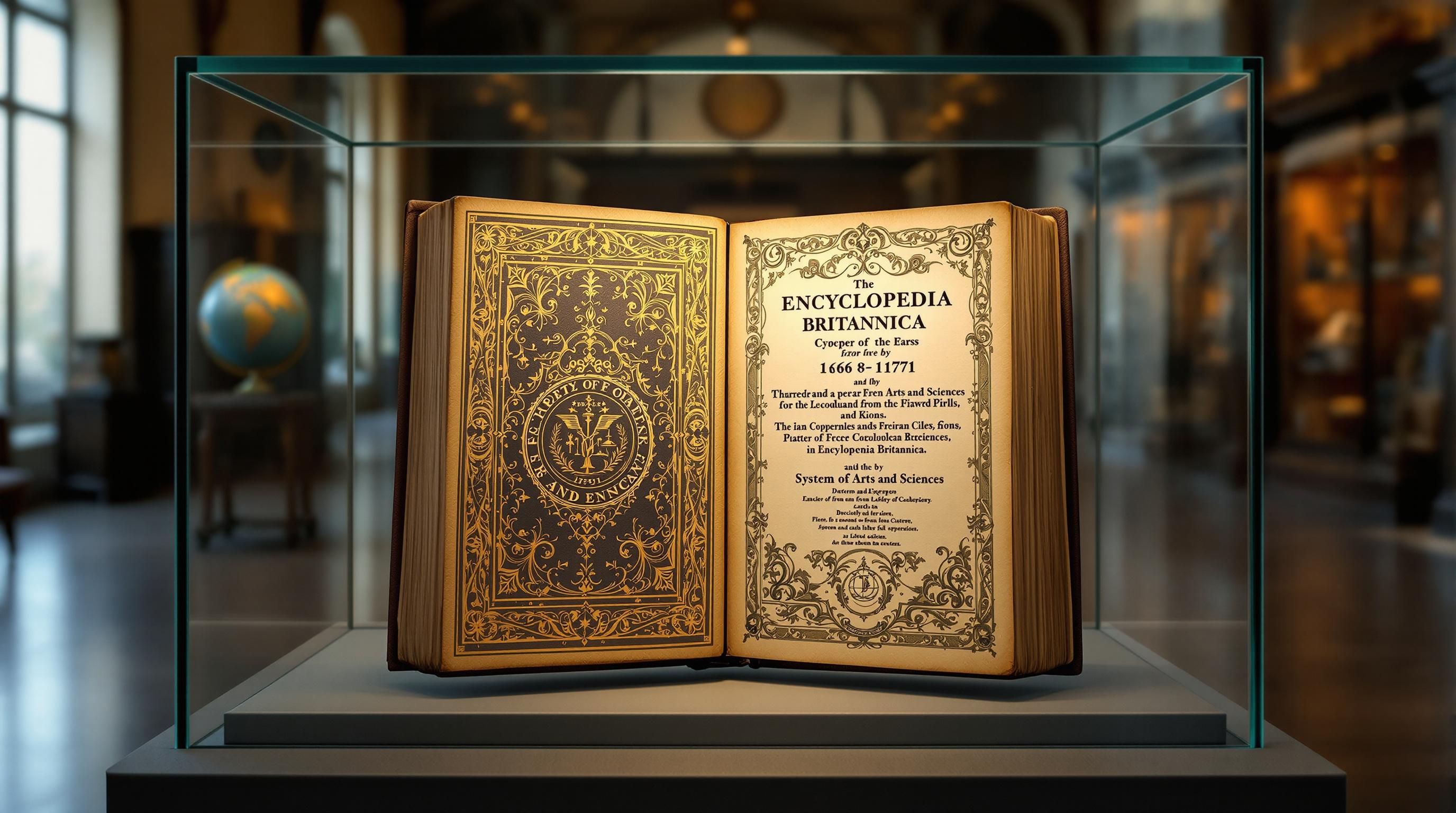 Encyclopedia sets in various bindings and conditions