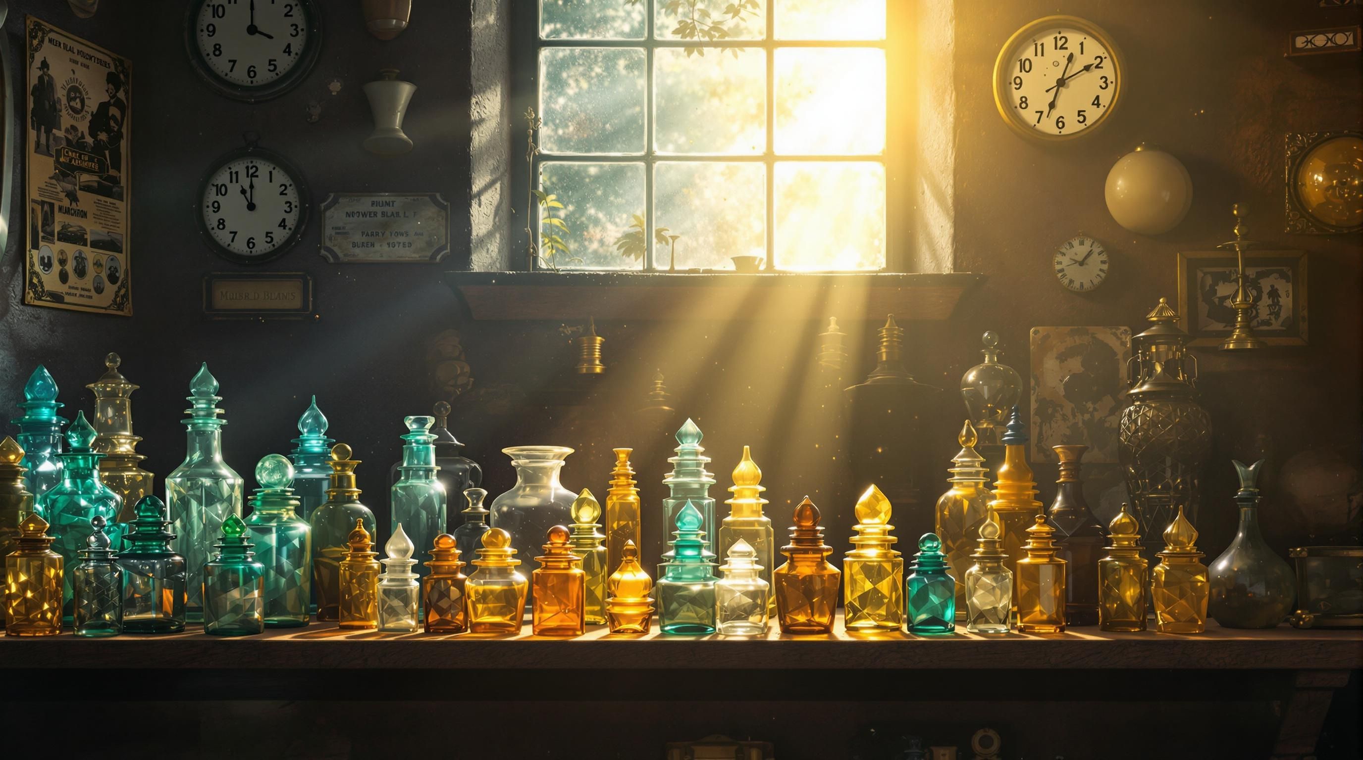 Close-up of a rare colored glass insulator with visible embossing