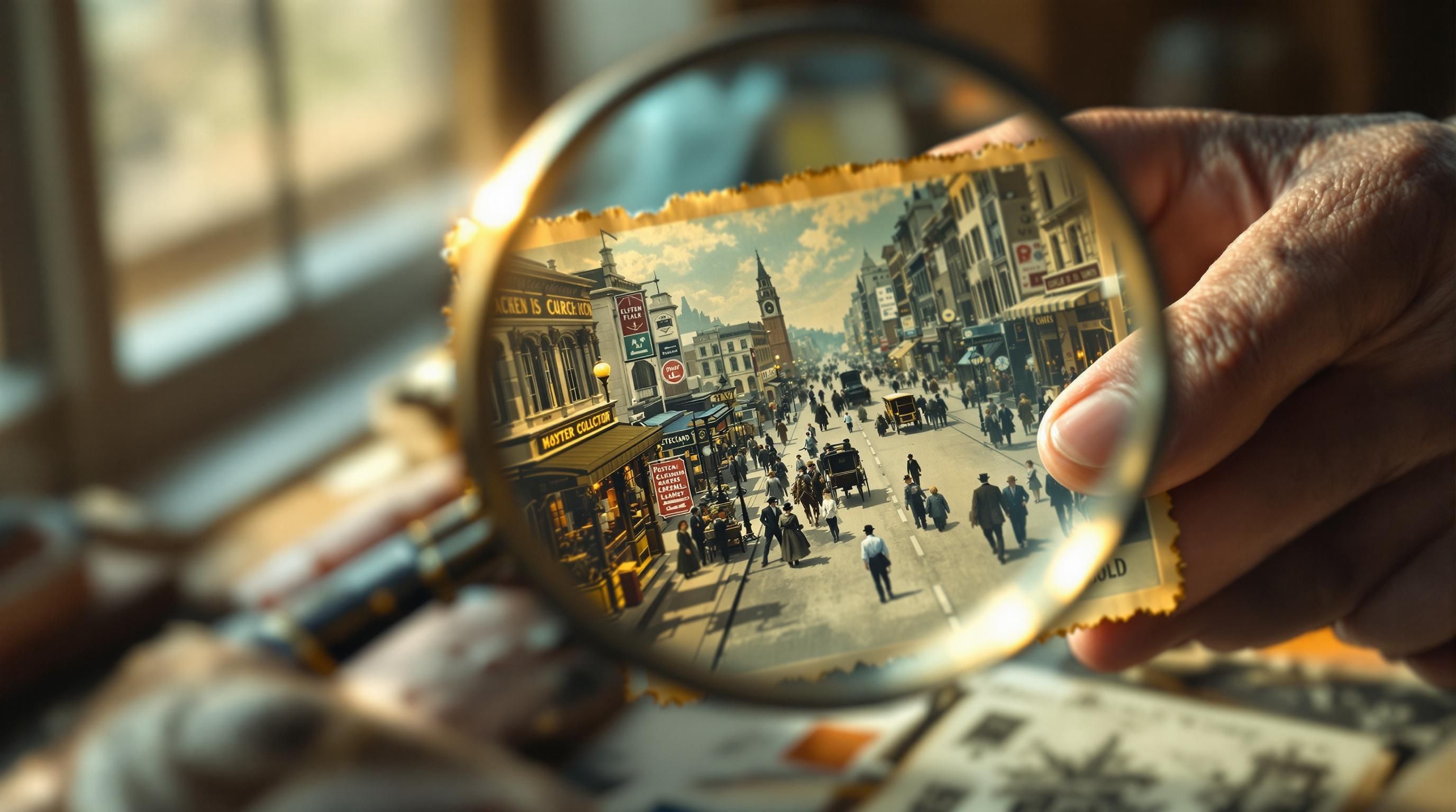 Valuable vintage postcards from the Golden Age showing various rare examples worth money to collectors