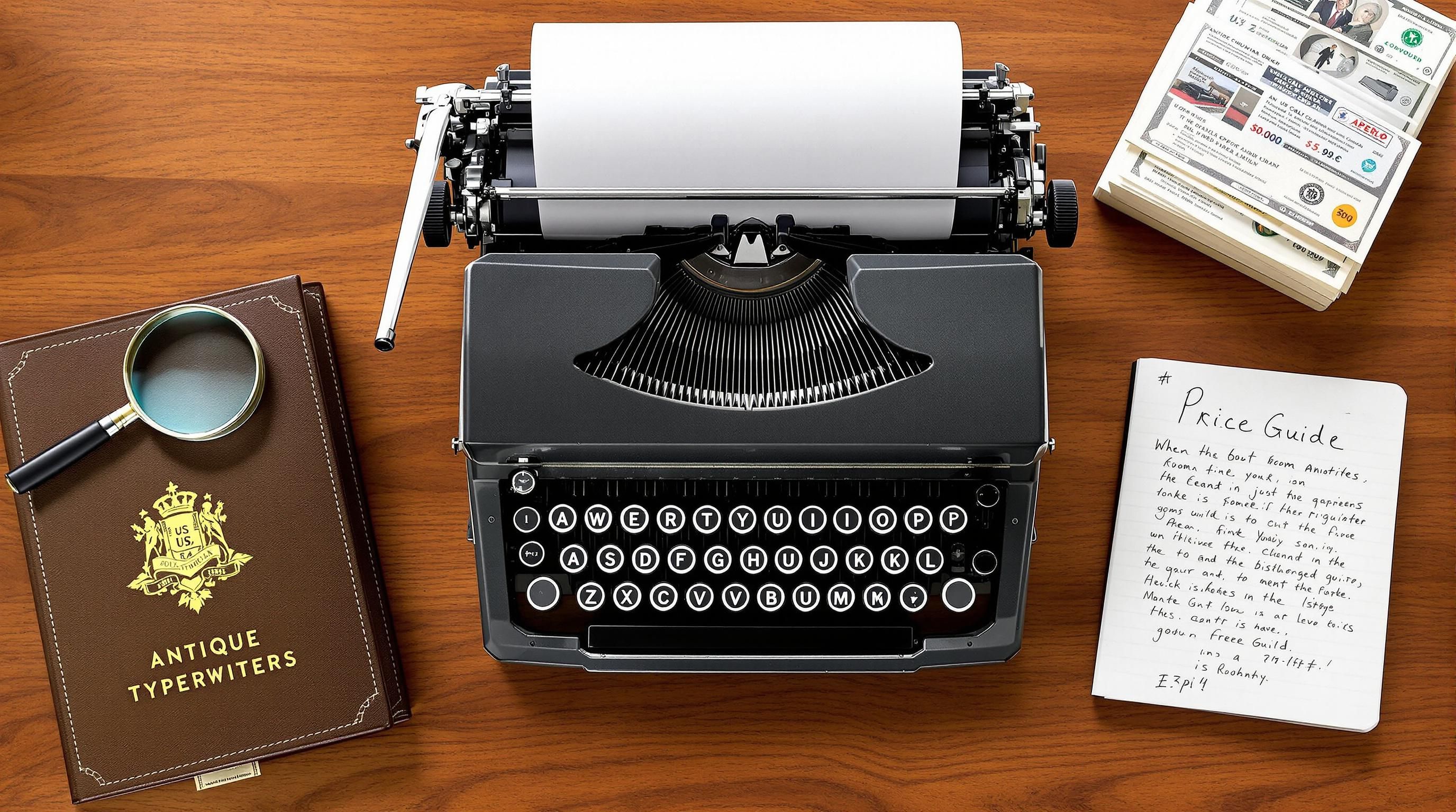 A vintage Royal portable typewriter from the 1940s era