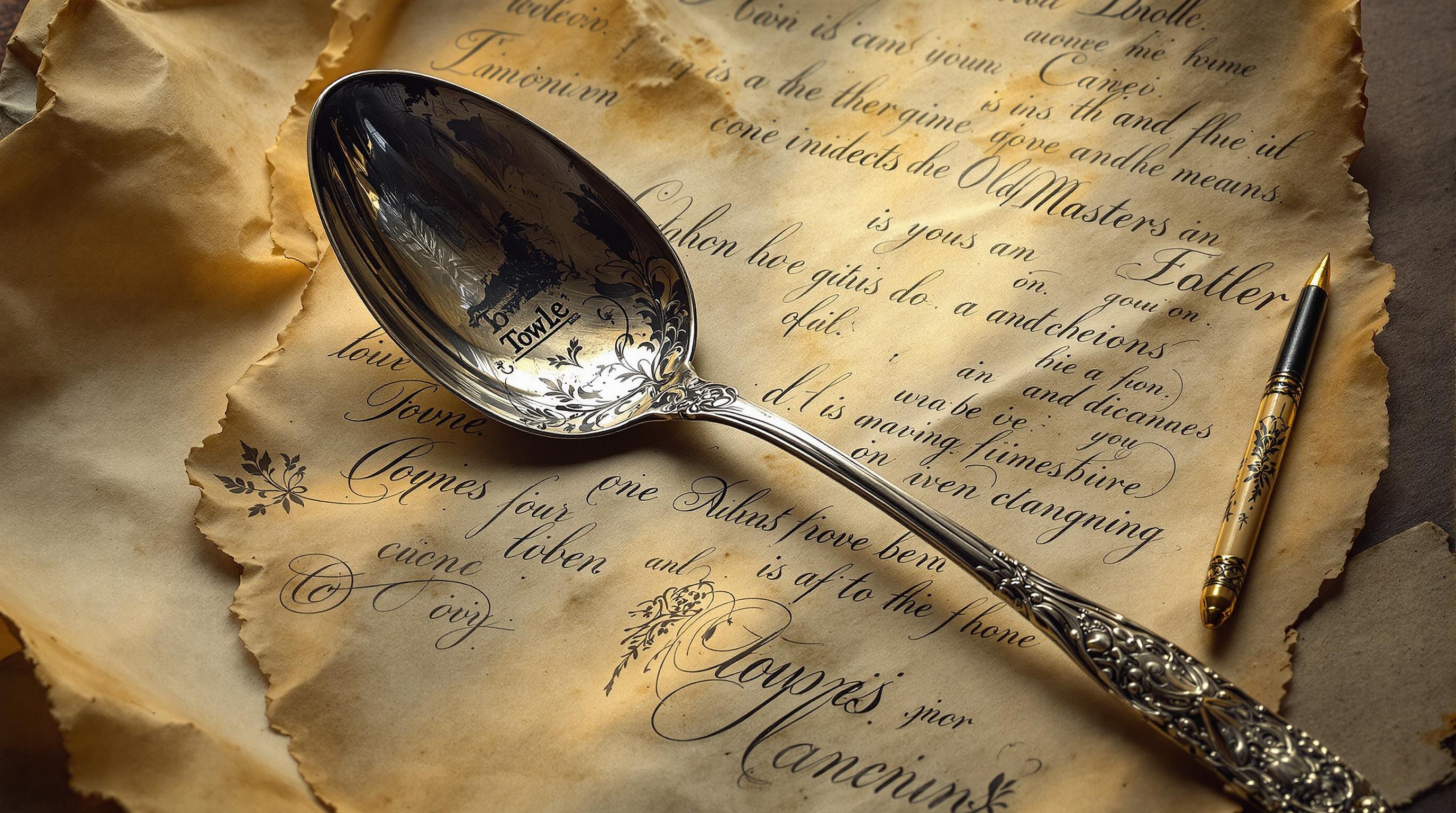 Towle Old Master sterling silver flatware showing tarnish and condition issues