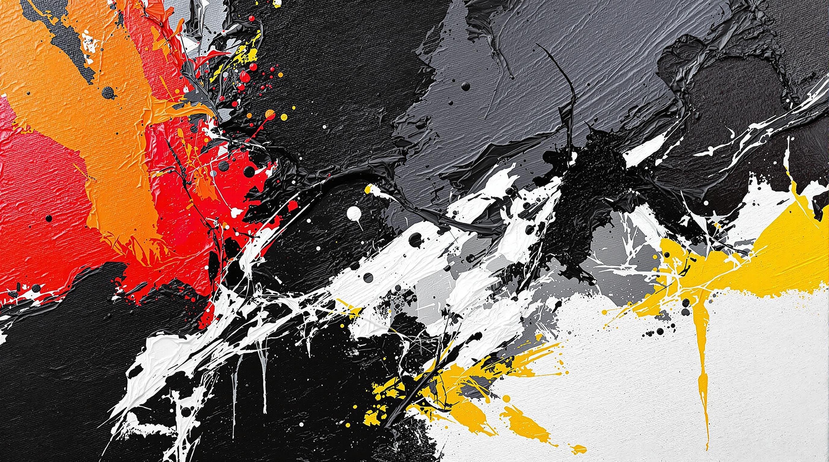 A painting demonstrating value contrast and techniques