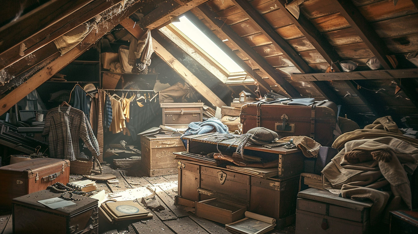 Antique appraiser examining furniture piece for authenticity and condition