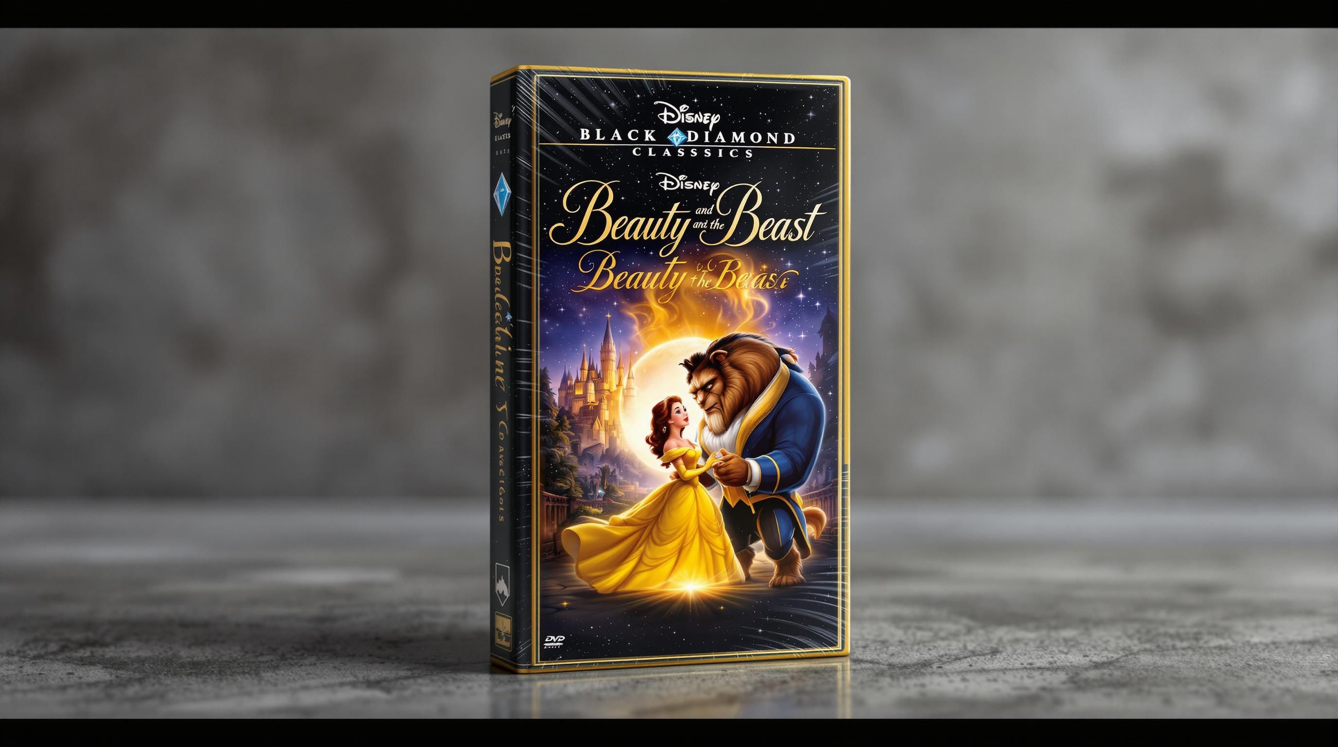 Collection of rare and valuable Disney VHS tapes including Black Diamond editions