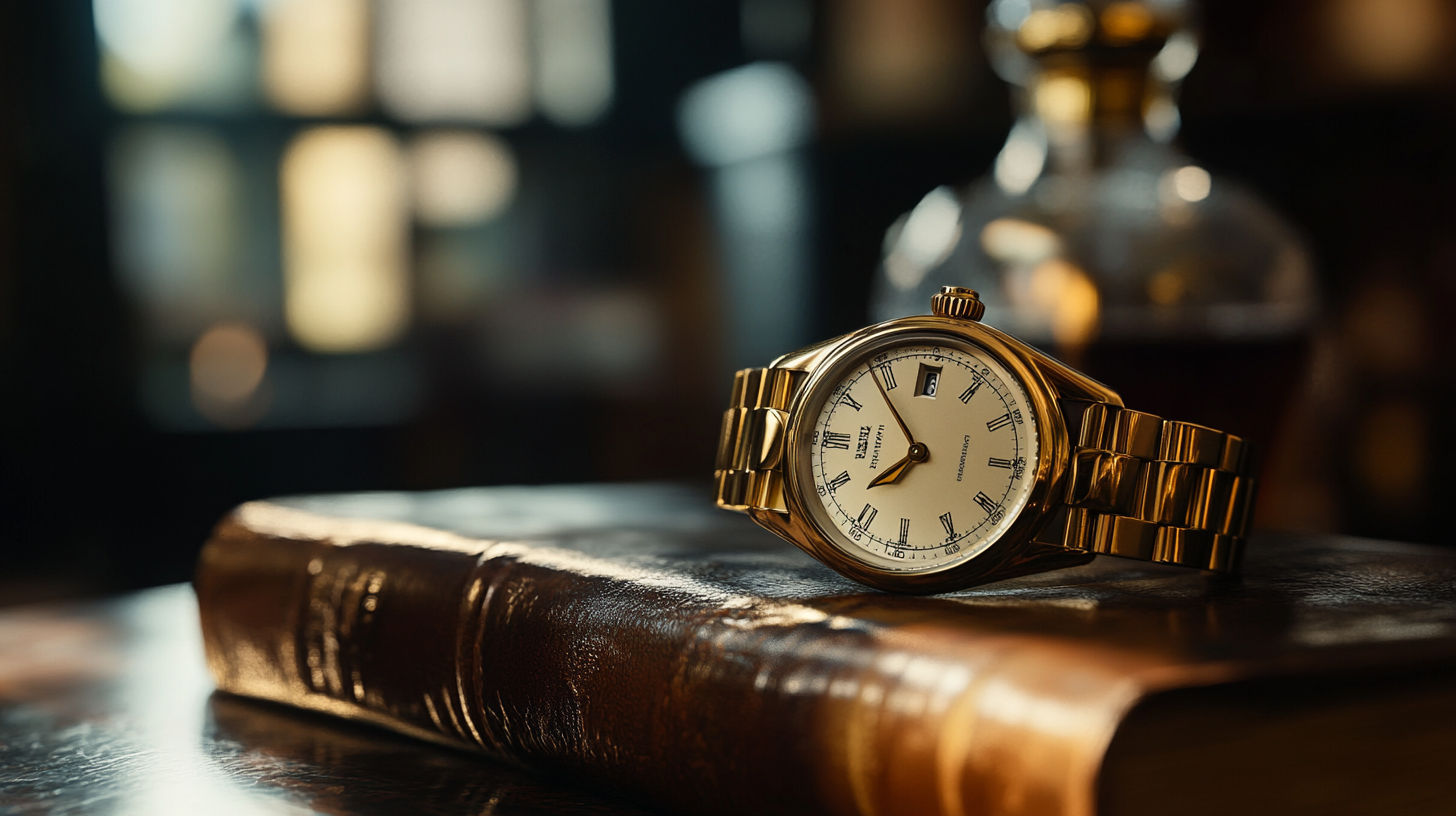 Collection of high-end vintage watches from prestigious manufacturers