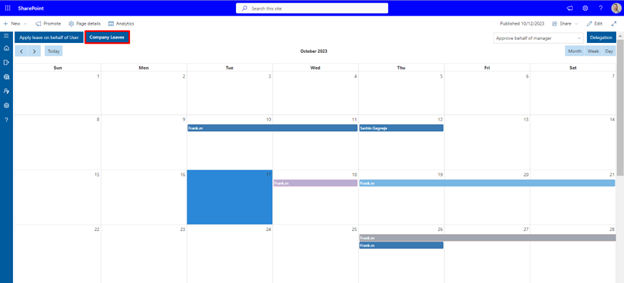 hr Leave Management System
