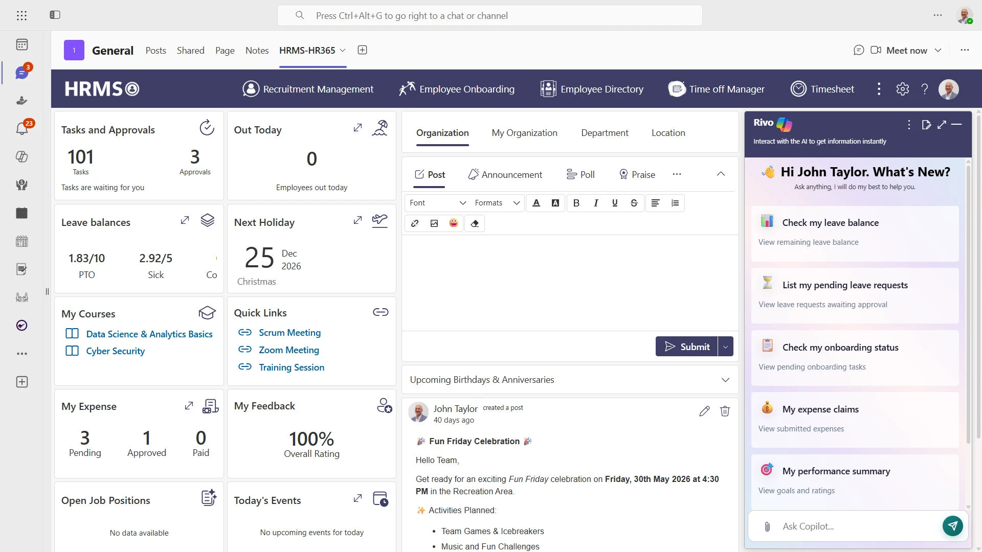 Hrms-SharePoint-hr-management