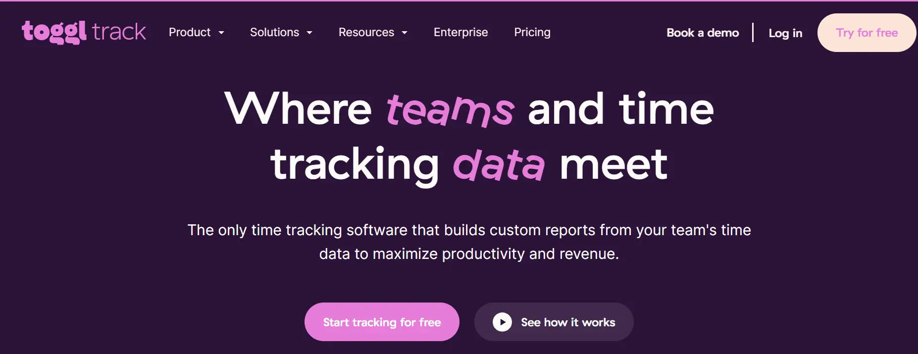 toggl track in time tracking