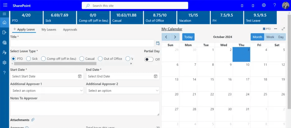 employee time off tracking software