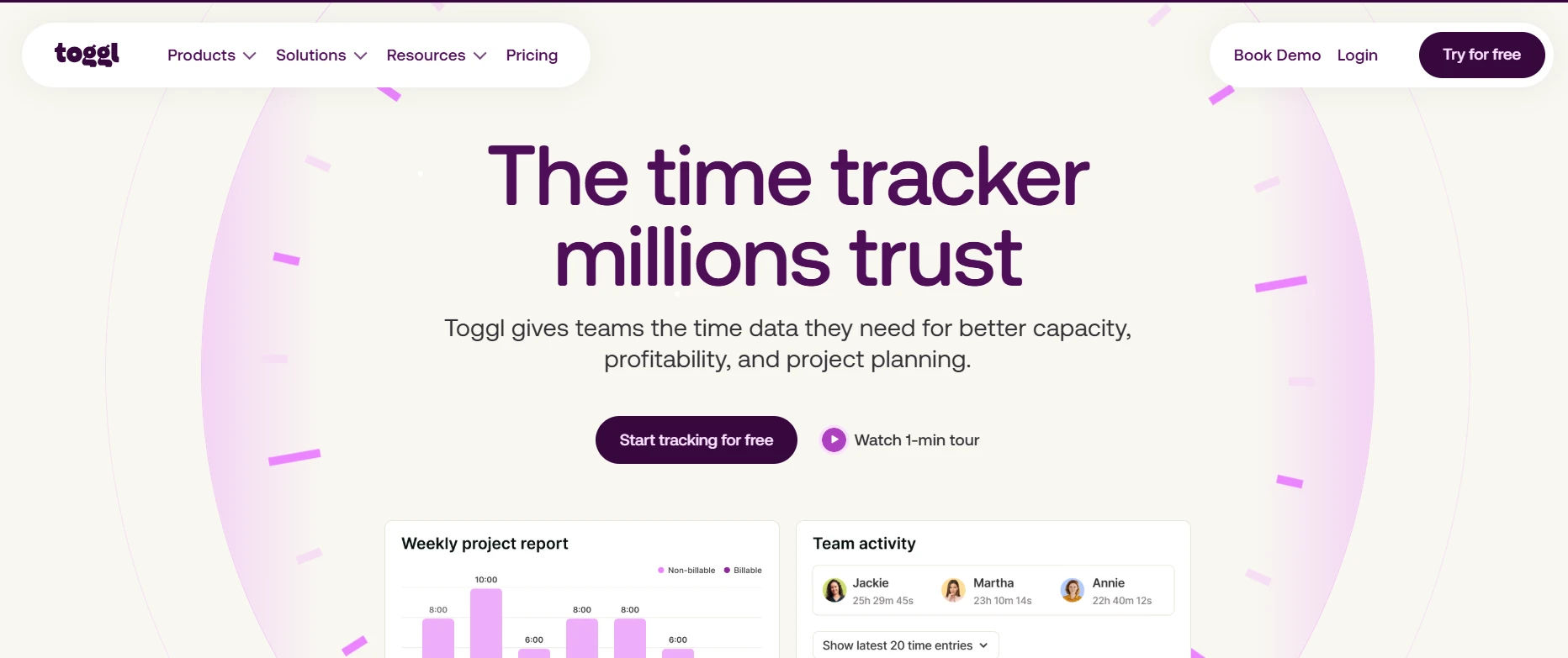 toggl track timesheet
