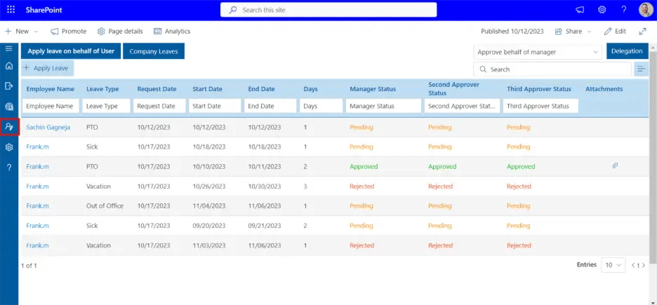 employee time off tracking software
