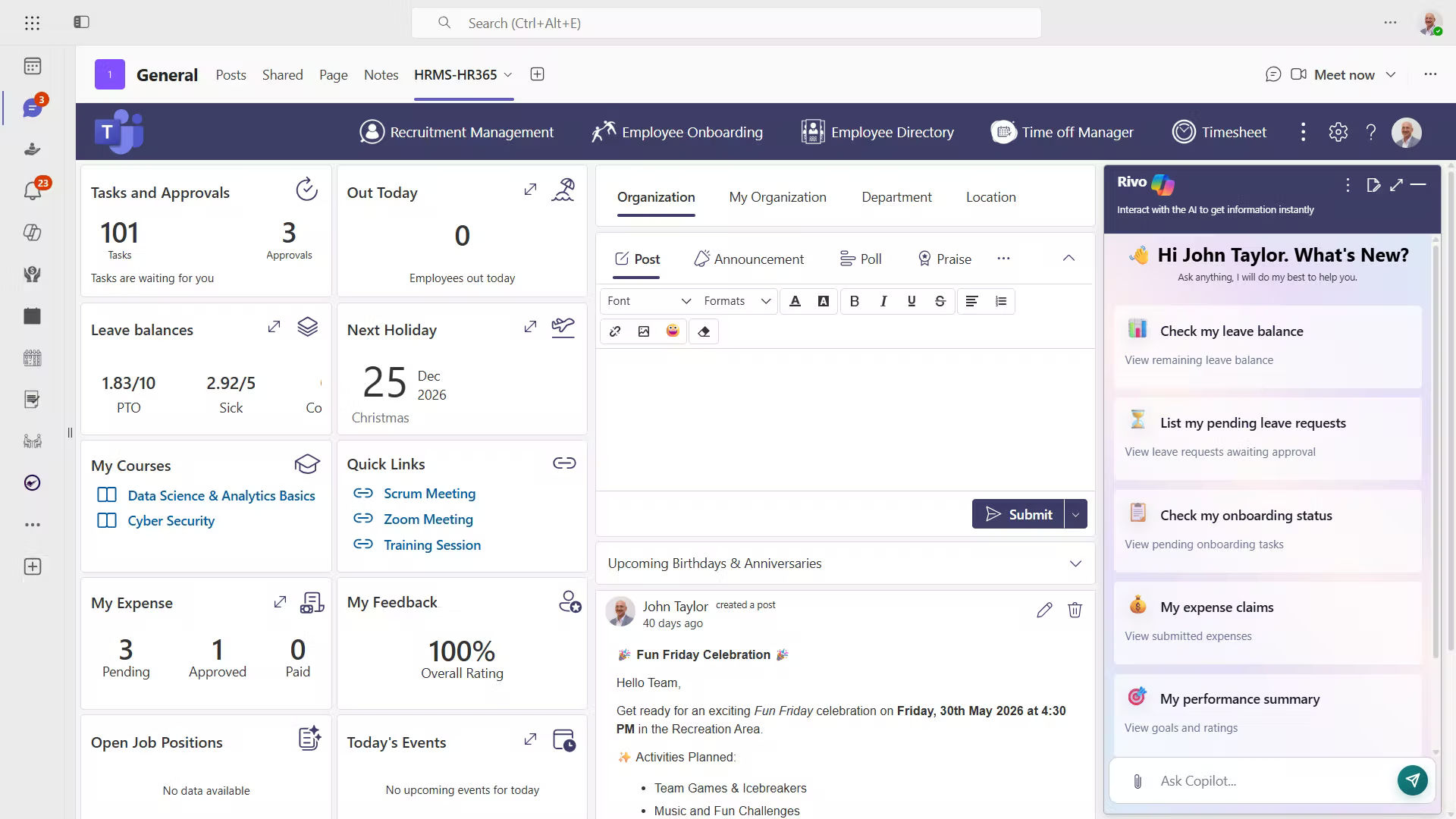 Sharepoint Hr Management