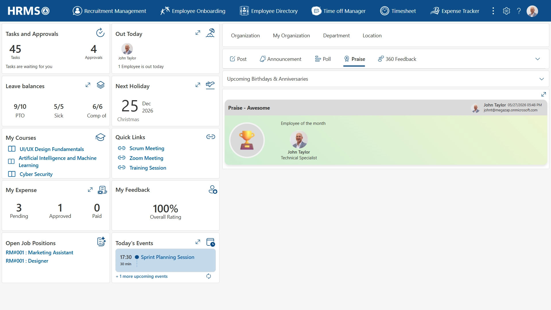 Sharepoint Hr Management