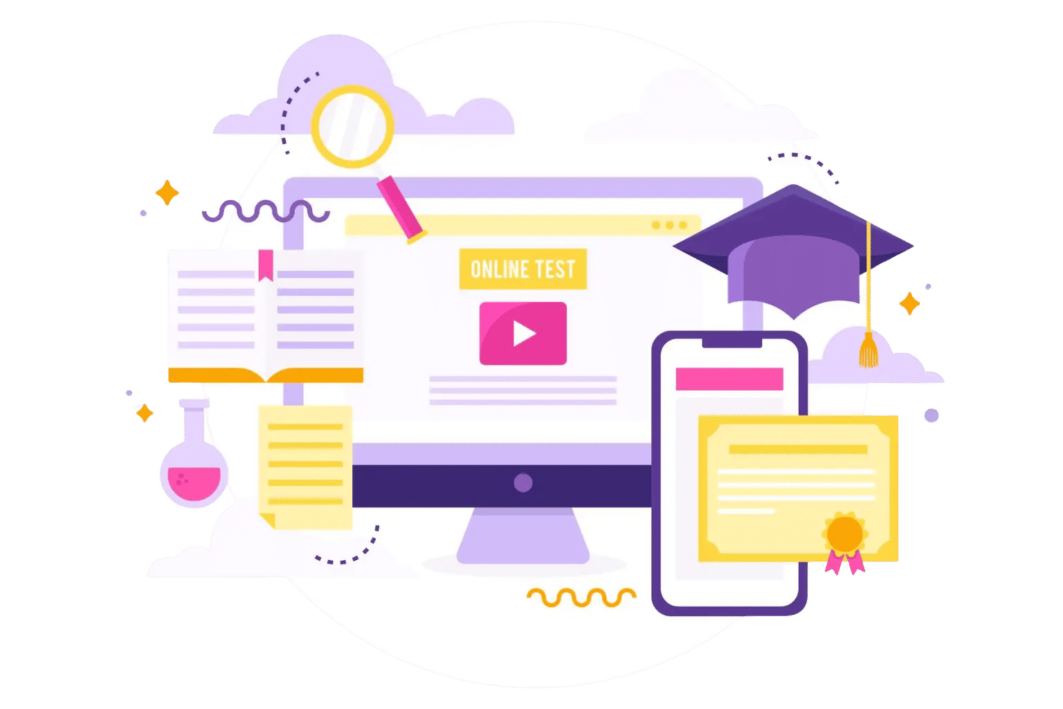 course and chapters,
course and chapter mangement inLMS