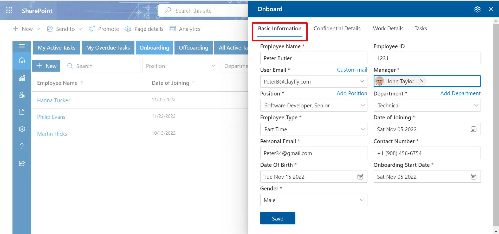 Microsoft Employee Onboarding