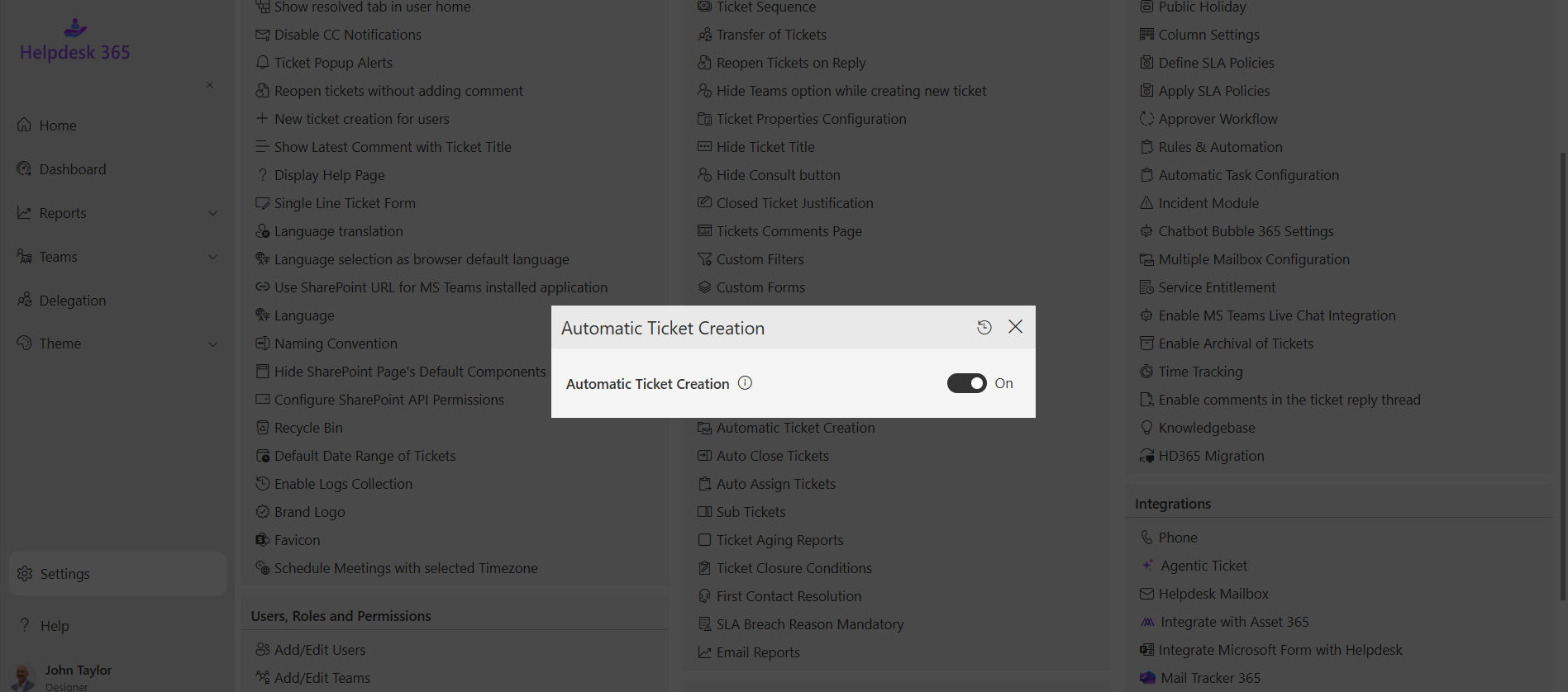 Ticket Automation