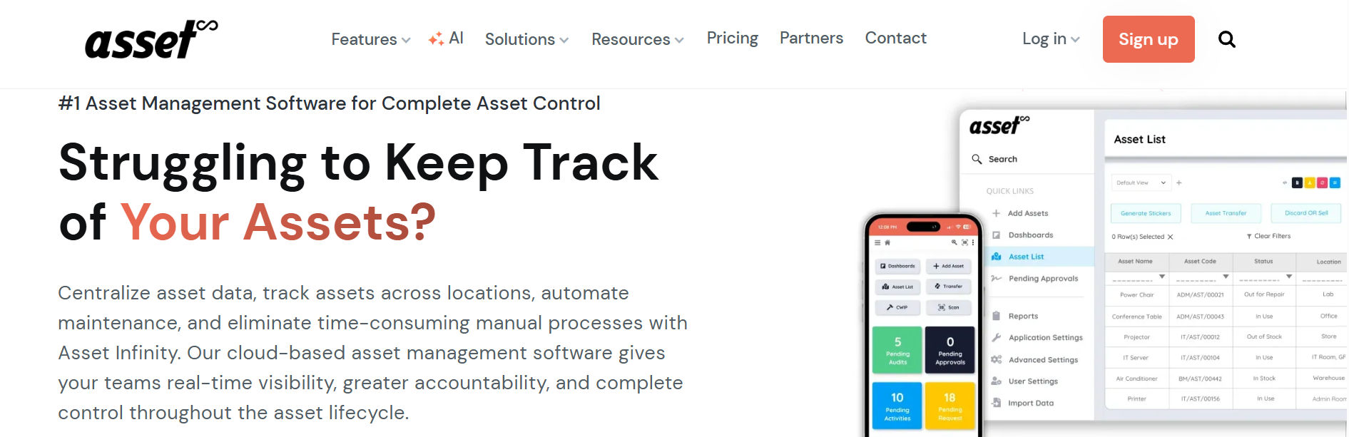 Asset infinity