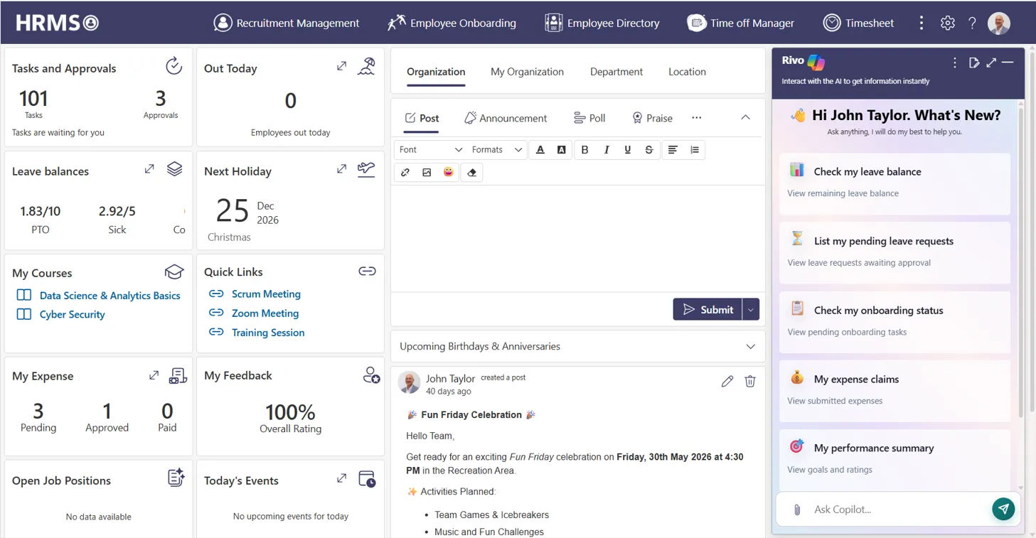 Dashboard Overview