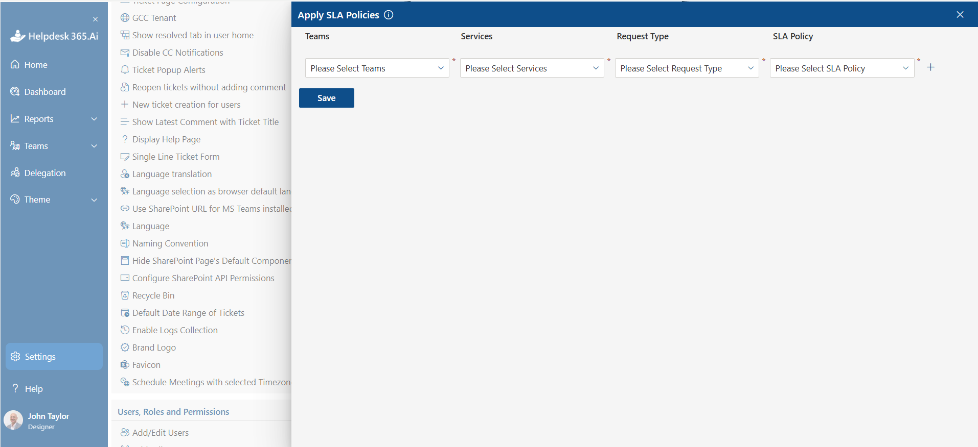 AI Helpdesk Platform