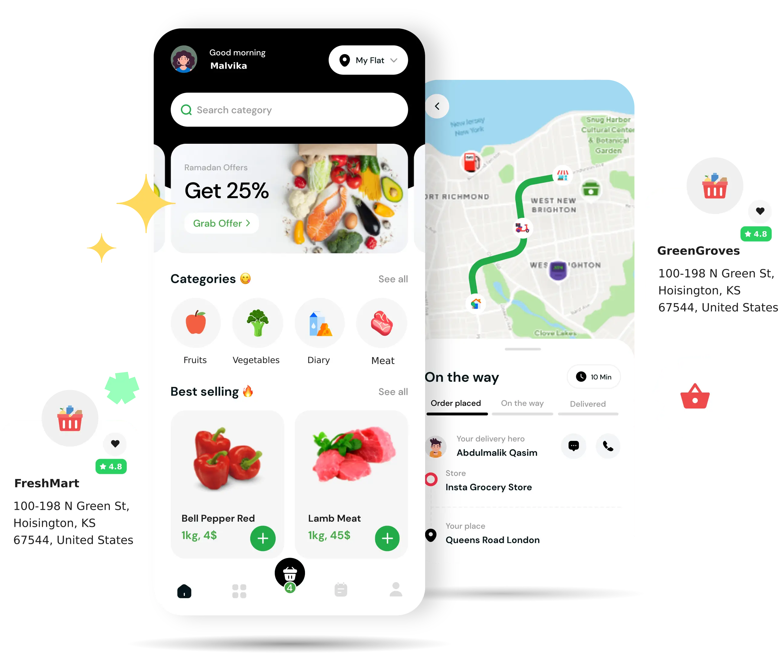 on-demand grocery delivery apps