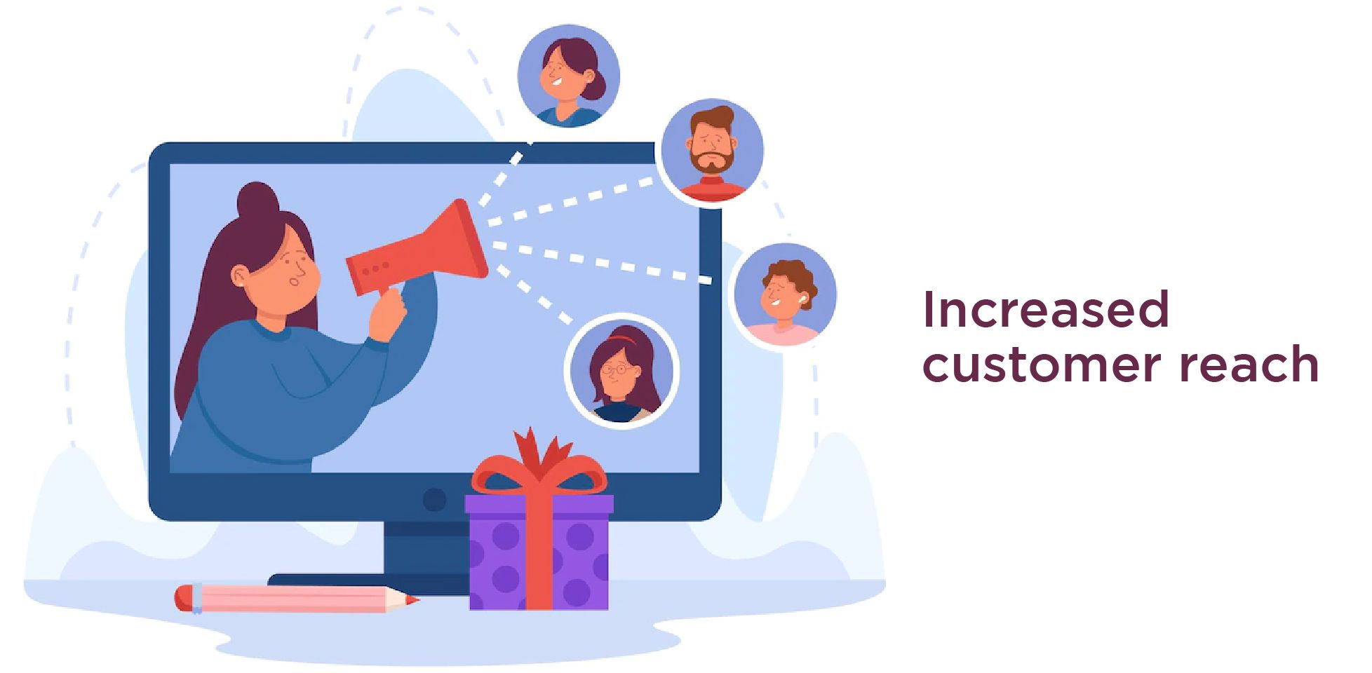 Increased customer reach