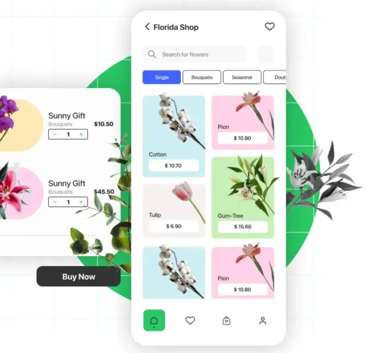 What are the money making sources for a Flower Delivery App?