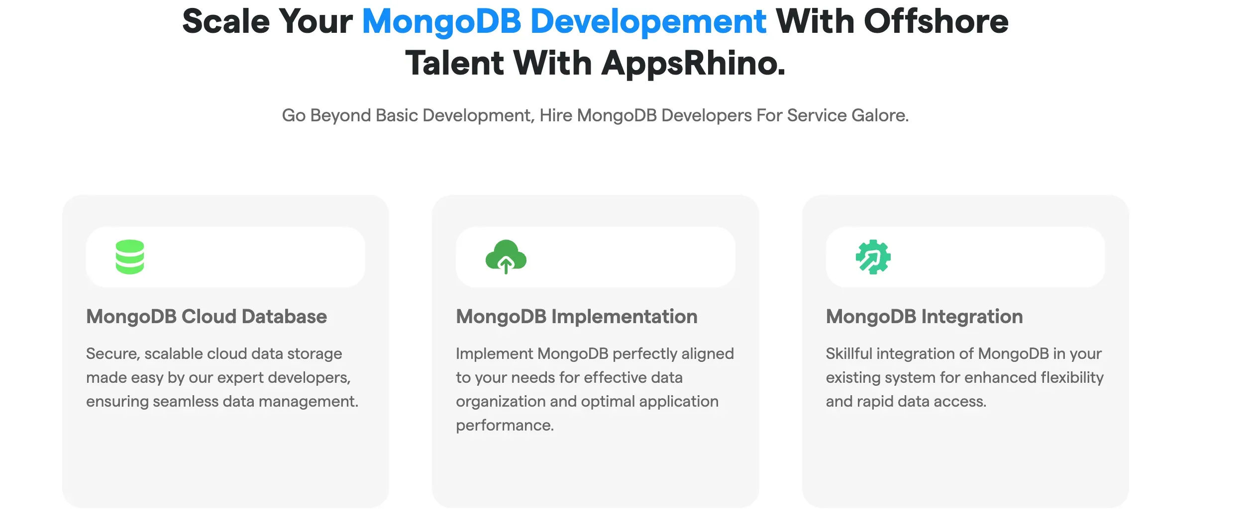 MongoDB developers 