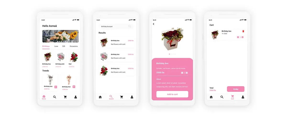 building a flower delivery app