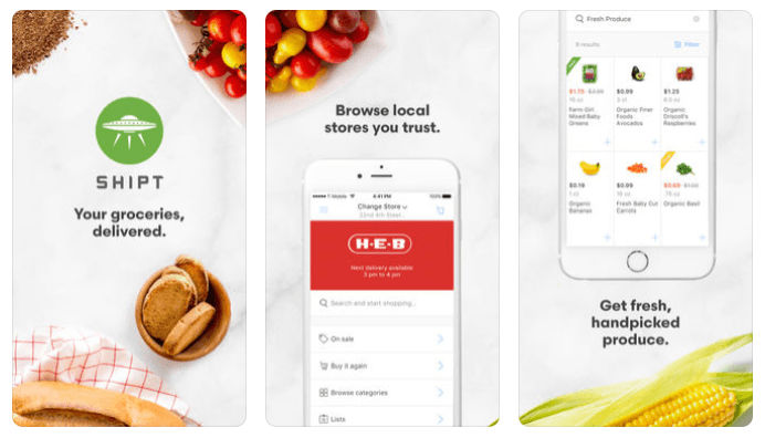 Shipt food delivery app