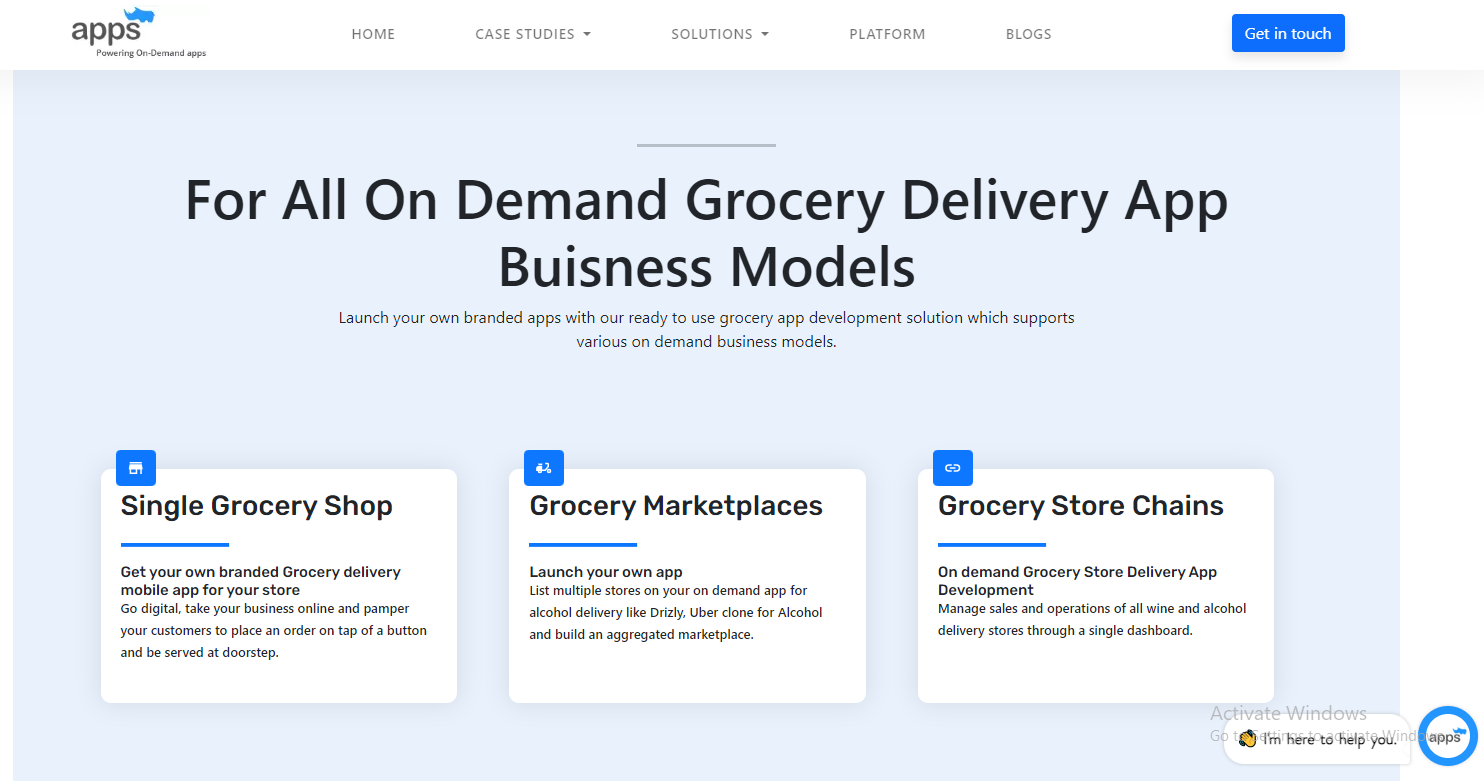 On Demand Grocery Delivery App