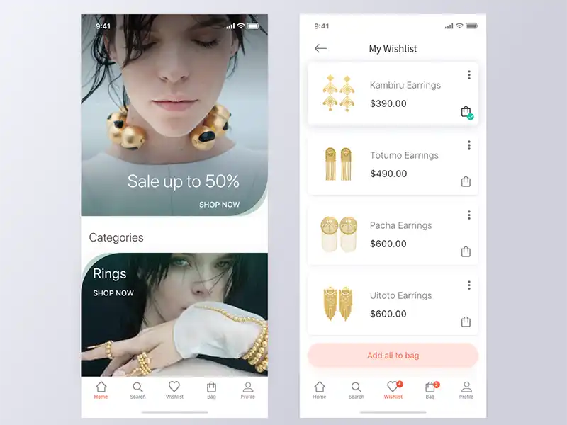 What are the Basic Features of an Online Jewelry App or Website?