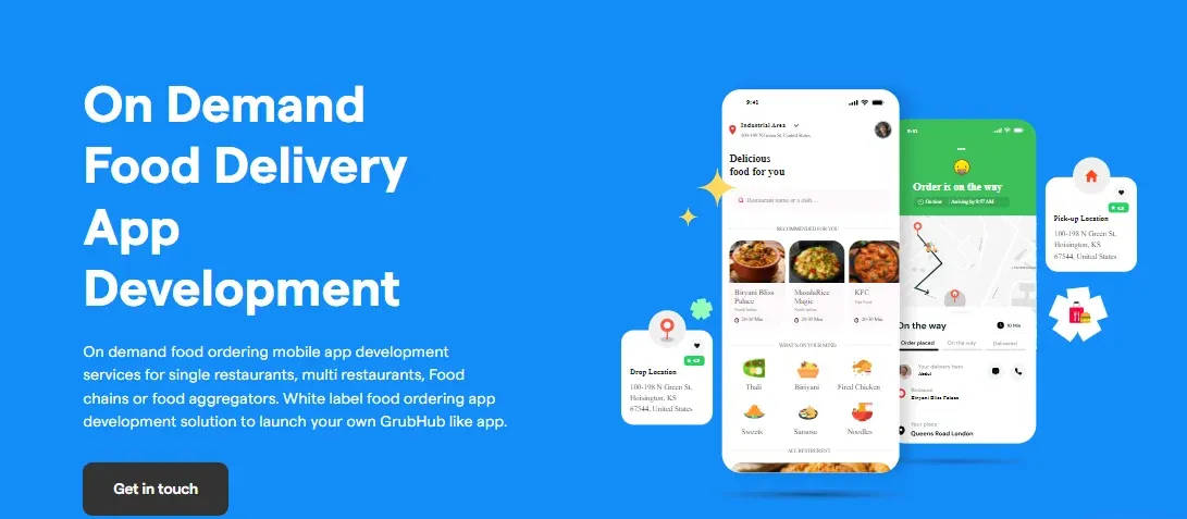 Food Delivery App Development Platform - AppsRhino