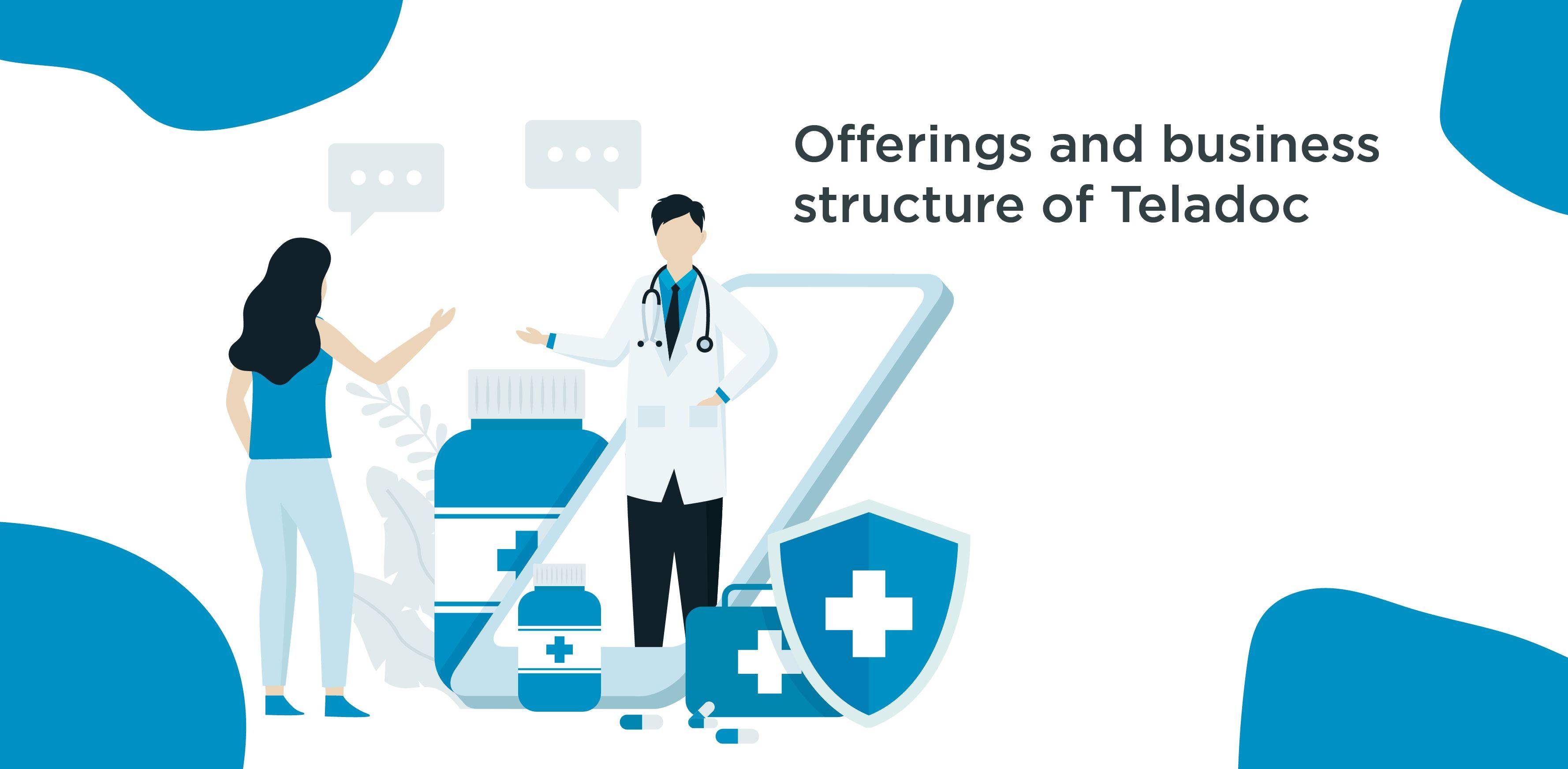 Offerings and business structure of Teladoc 