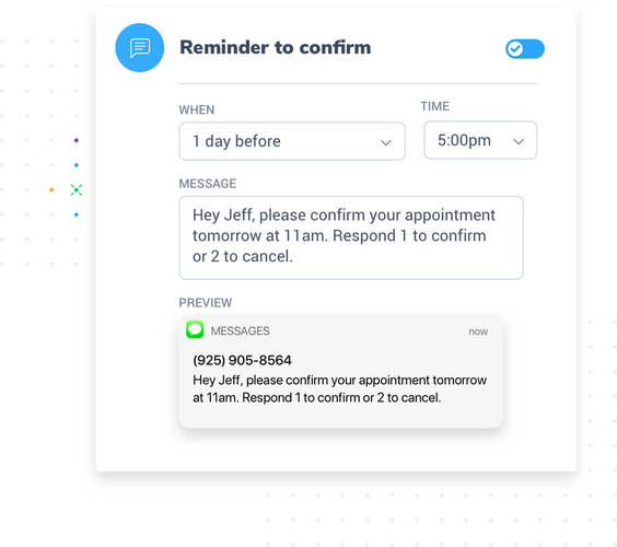 create reminder messages