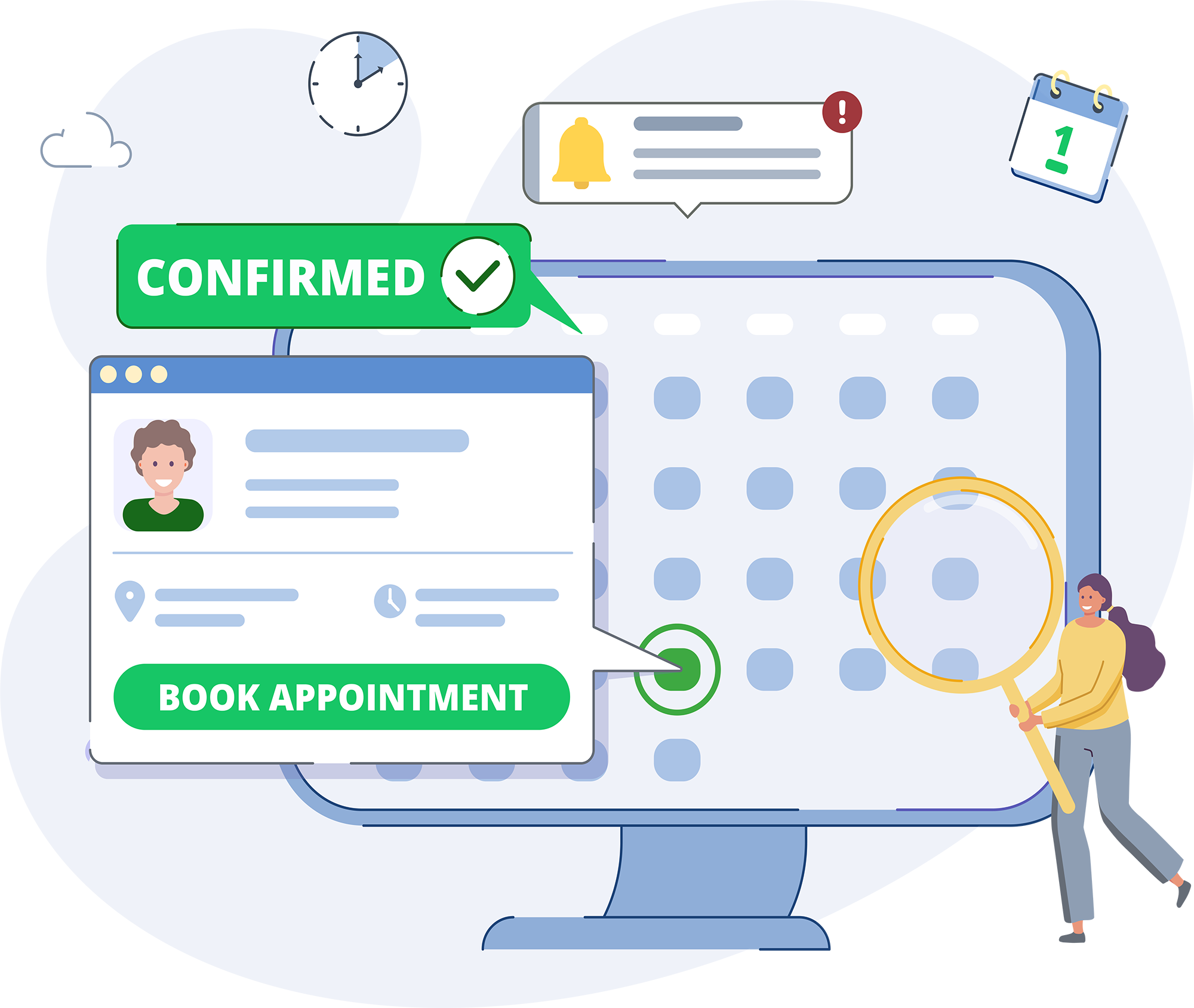 confirm a booked appointment