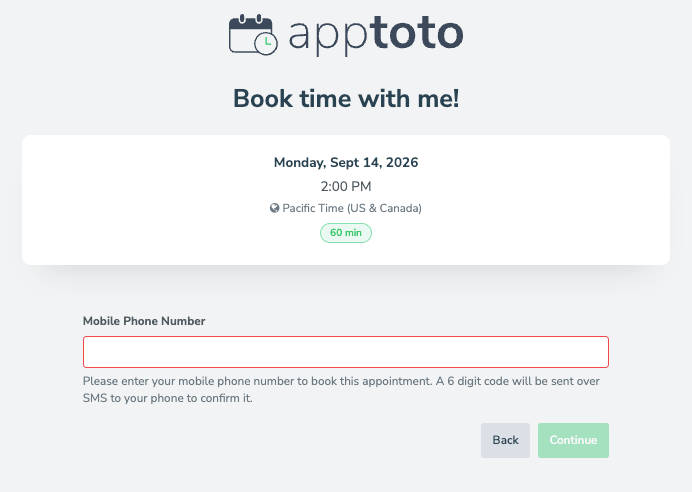 capture mobile numbers