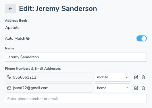 contact preferences