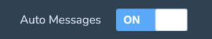 turn auto-messages on in Apptoto