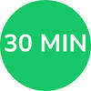 30 minute appointment reminder icon